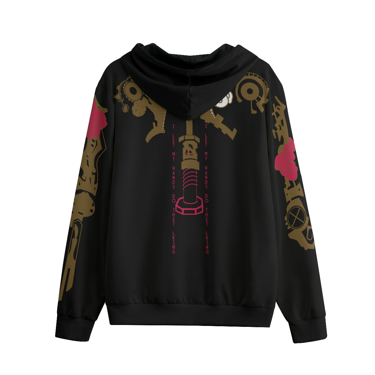 Sudadera Con Capucha Arcane Jinx Para Hombre Y Mujer - Estampado Rosa Y Azul, Poliéster, Tallas XS A XXXL, Estilo Urbano