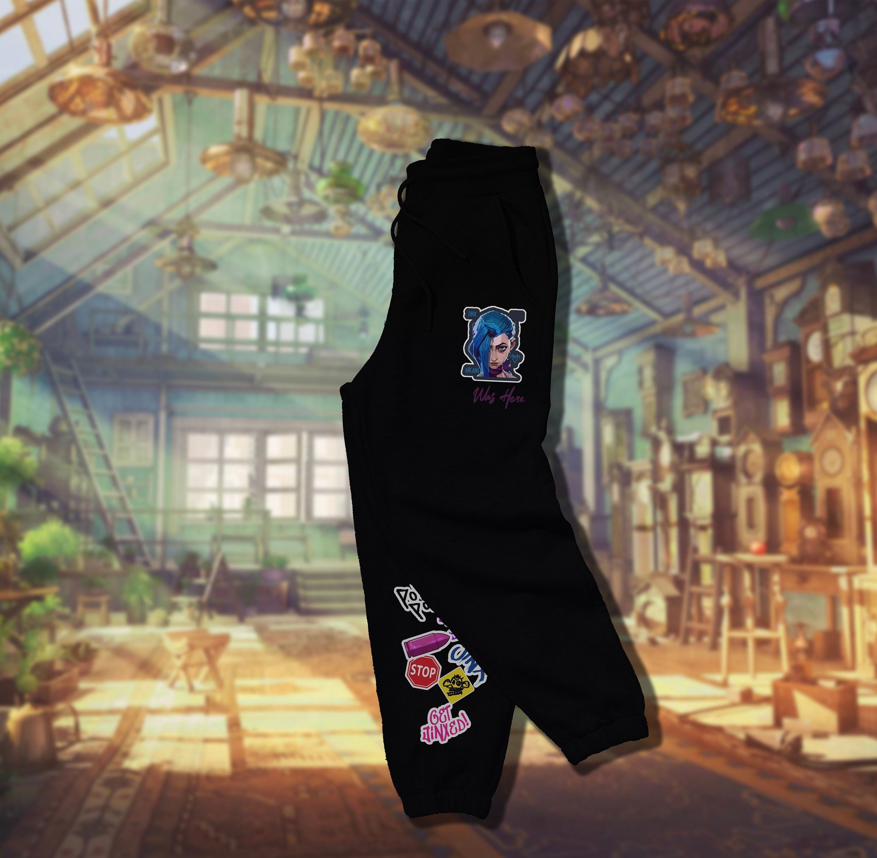Arcane: League Of Legends Jinx Game Anime Backpack School Bag Three-piece  Set,arcane