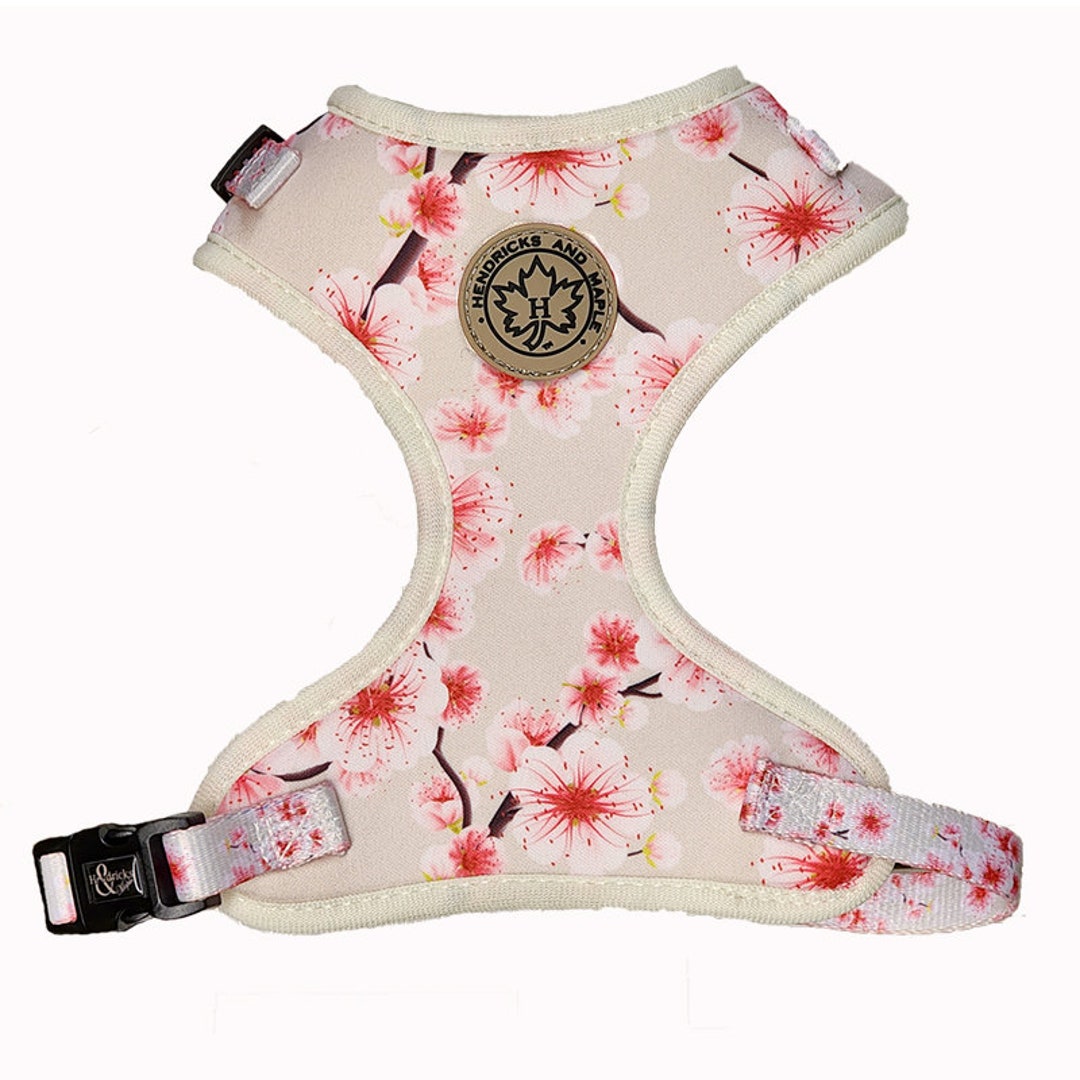 Sakura Cherry Blossom Pet Harness: Adjustable Neoprene Dog Puppy Cat ...