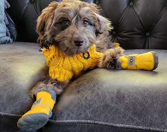 Faux Fur Lined Dog Boots: Waterproof Winter Pet Shoes DOG UGGs