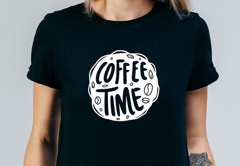 Coffee Time Tshirt Mood Tshirt Coffee Lovers Coffee Gift Shirt Woman