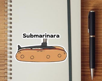 Submarinara Sub Sticker