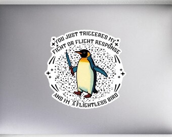Sticker vliegende vogel traditionele tattoo-stijl