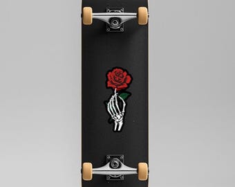 Skeleton Rose Stickers