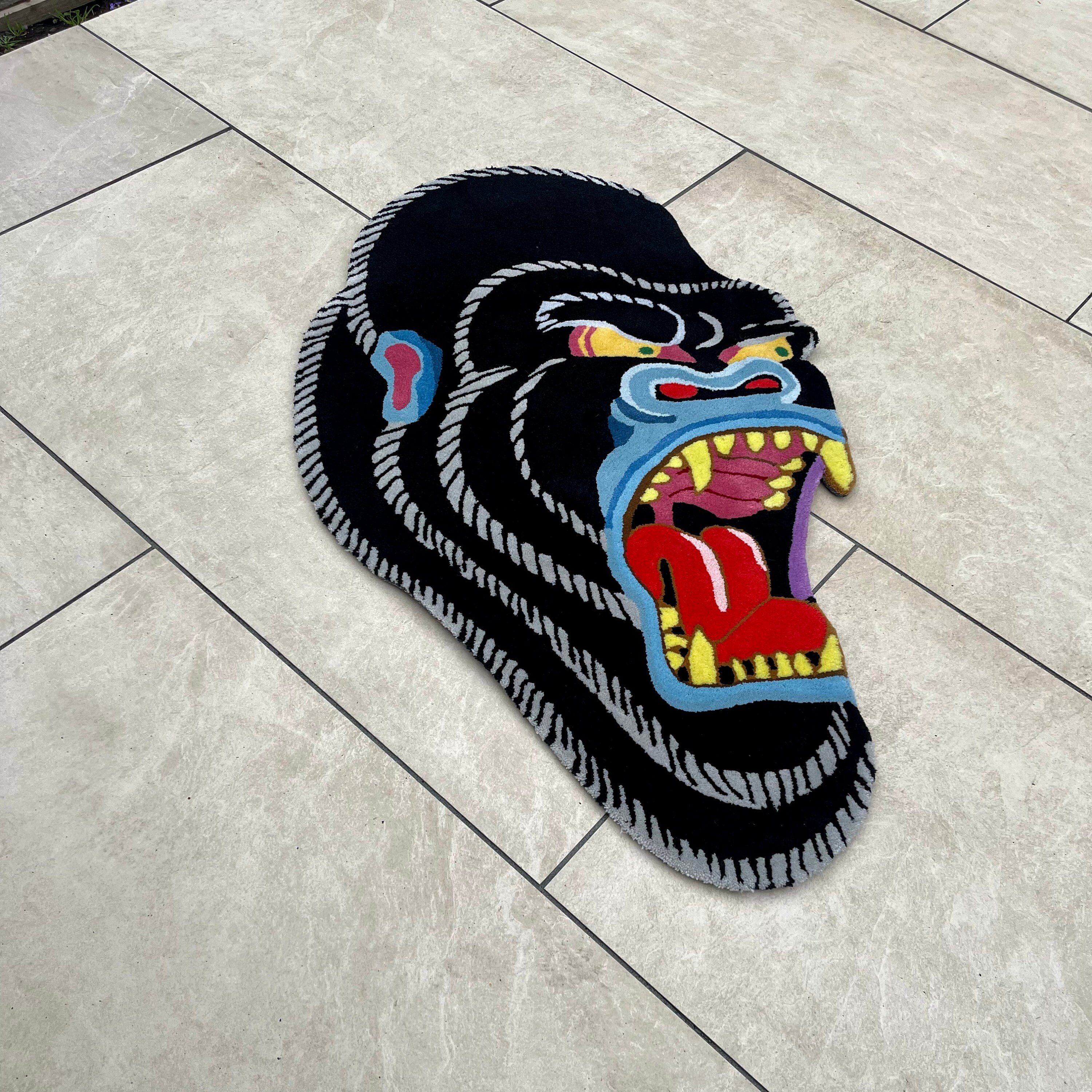 American Traditional Gorilla – Inked Rugs