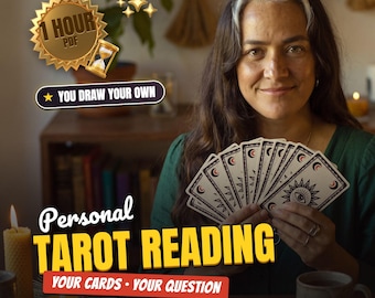 Leitura de Tarot com 3 Cartas | Na mesma hora | Desenhe suas próprias cartas | Leitura personalizada em PDF em até 1 hora | Amor, Carreira, Futuro | Veneno