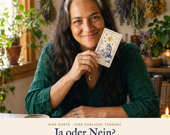 Tarot Oui ou Non Édition Or | Une réponse sincère à votre question | Tirez une carte vous-même | Jeu de cartes gravé sur cuivre | PDF en 1 heure