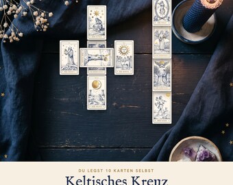 Celtic Cross Tarot Reading | 10 Card Spread | In Depth Reading | Reader Draws For You | Same Hour PDF Reading