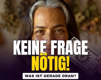 Tarot Legung ohne Frage | Blind Reading | 3 Karten selbst ziehen | Was gerade dran ist | Persönliche Deutung als PDF in 1 Stunde