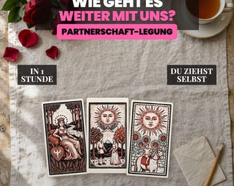 Tarot do Amor | O que o futuro nos reserva? | Leitura de relacionamento com 3 cartas | Você tira as cartas | Leitura de Tarot do Amor em PDF em 1 hora