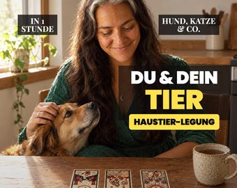Leitura de Tarot para Animais de Estimação | Você e Seu Pet | Tire 3 Cartas Você Mesmo | Cão e Gato | Interpretação Personalizada em PDF em 1 Hora