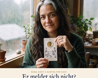Tarot Radio Silence Édition Or | Il ne répond pas | Runa tire 3 cartes pour vous | Jeu de tarot gravé sur cuivre avec dorure | PDF en 1 heure