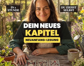 Tarot Novos Começos | Seu Novo Capítulo | Tire 3 Cartas Você Mesmo | Recomece a Leitura em PDF em 1 Hora | Mudança de Residência, Mudança de Emprego, Separação
