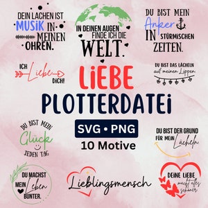 Love plotter file, plotter file SVG PNG, plotter file love, favorite person - I love you SVG