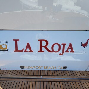 Custom Yacht Name - Boat Name - Tender Name - Custom Designs
