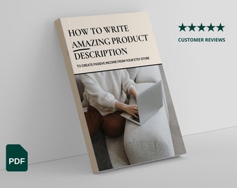 How To Write Etsy & Shopify Product Descriptions, That Sell and Convert - Etsy Product Description Guide and Cheat Sheet - Boost Your Etsy