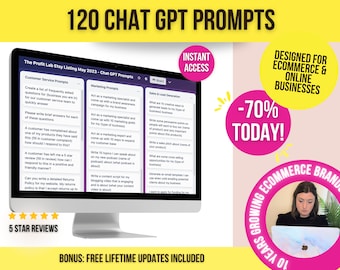 Chat GPT Prompts, Chat GPT Business Prompts, Chat gpt Prompts Marketing, Marketing des médias sociaux, Chat GPT eCommerce & Online Business Prompt