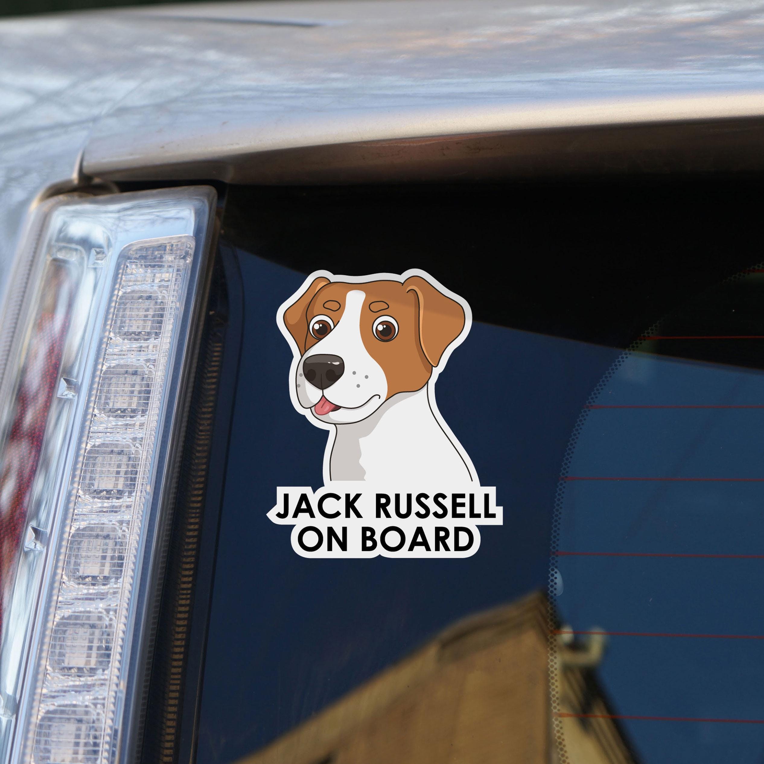 Tammer Jack Russell Terrier Car Decal Sticker - Multiple Sizes, Waterproof Vinyl For Window, Bumper, Laptop - View #2