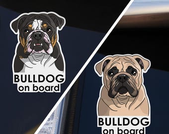 MUEdie Divertente Cane 3D Che Fa l'occhiolino Bulldog Francese Adesivo per Auto Accessori Esterni per Automobili Decalcomania PCV, 15 cm * 15 cm