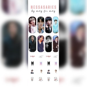 BTS Jin waterslide decal nails - nail art - K-pop nails - Bts WWH