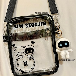 K-POP・アジア BTS MOS WAIST BAG CLEAR CONCERT BAG - KPOP CONCERT BAG - CLEAR STADIUM BAG BTS