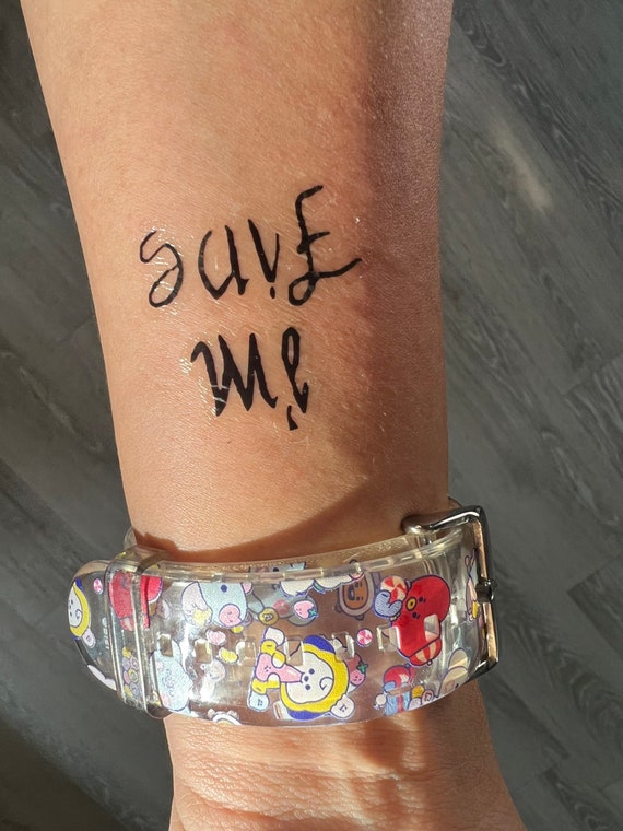 Semi-Permanent ins Love Geometry Waterproof Temporary Tattoo Stickers Ink  Lasting Tattoos Body Art Herbal Fake Tatto Women Men