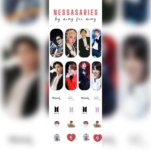 BTS Jhope waterslide decal nails - Jung hoseok nail art - K-pop nails - BTS hobi - BT21 Mang - bangtan nails - concert nails