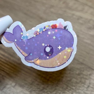 BTS 1.5” whalien 52 bt21 sticker - koya rj shooky mang chimmy tata cooky van stickers - k-pop art - bts chibi kawaii sticker - bangtan