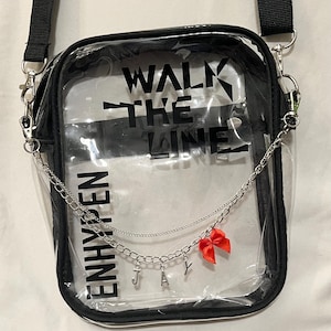 ENHYPEN Walk the Line Tour 2025 Inspired Clear Crossbody Bag