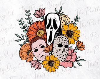 Horror Films, Halloween Png, Sublimation Design