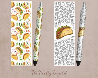 Taco Pen Wrap Png, Inkyoj Pen Wrap Digital