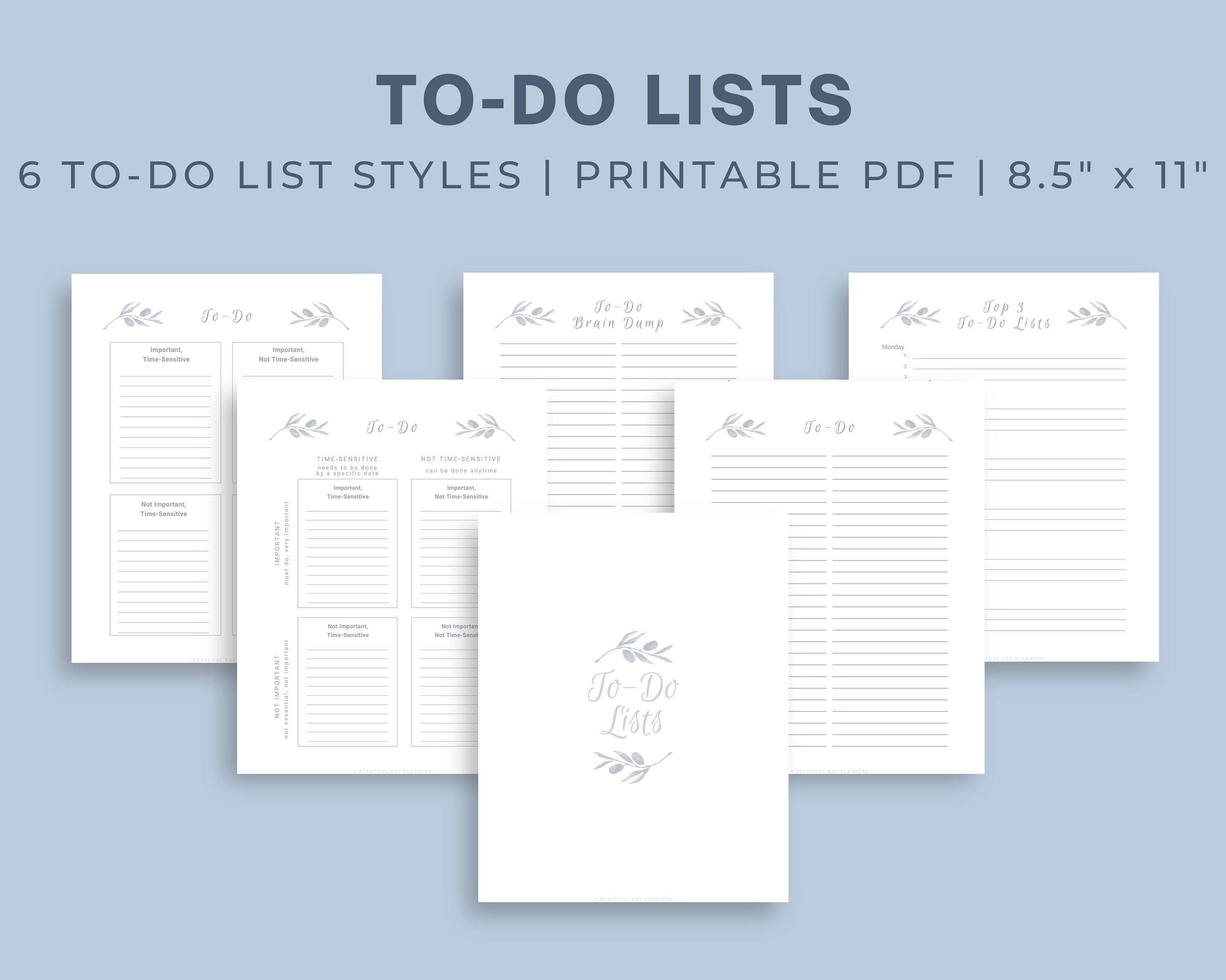 To Do List Printable, Weekly to Do List Template, Printable Daily to Do ...