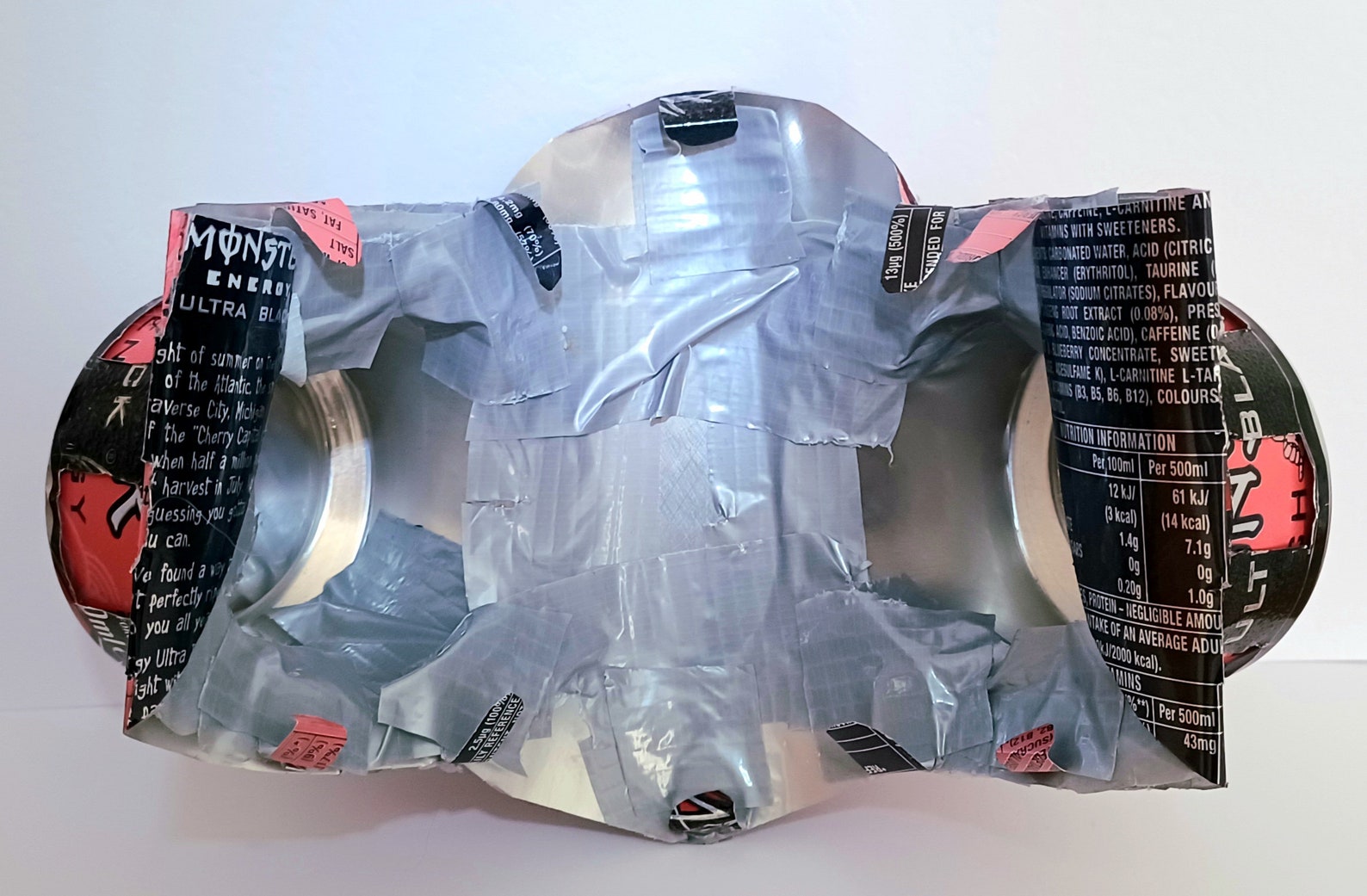 Monster Energy Gas Mask Checkers Patternultra Black & Etsy