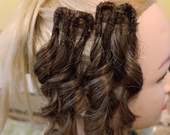 Clip in Dreadlocks Hair Accessories, Dreadlock Extensions, Curly Clips, Boho Hair, Dread Falls