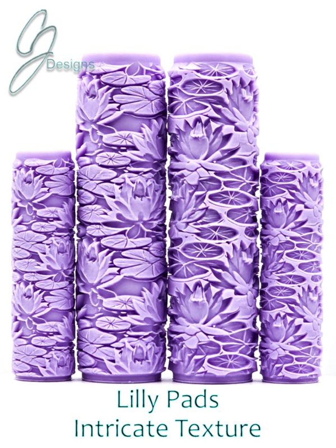 Lily Pads Intricate Detail Texture Roller - Etsy
