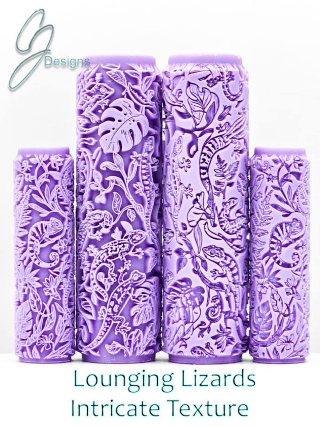 Lounging Lizards Intricate Detail Texture Roller - Etsy
