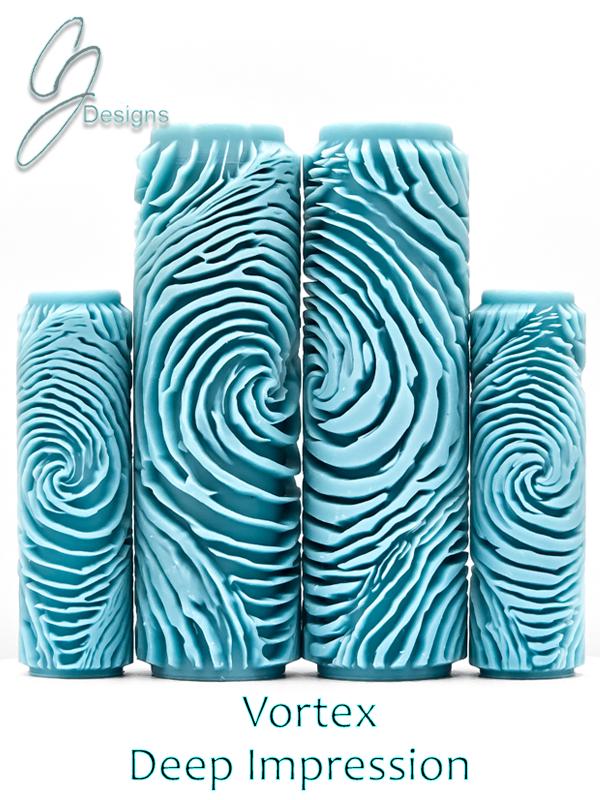 Vortex Deep Impression Texture Roller - Etsy
