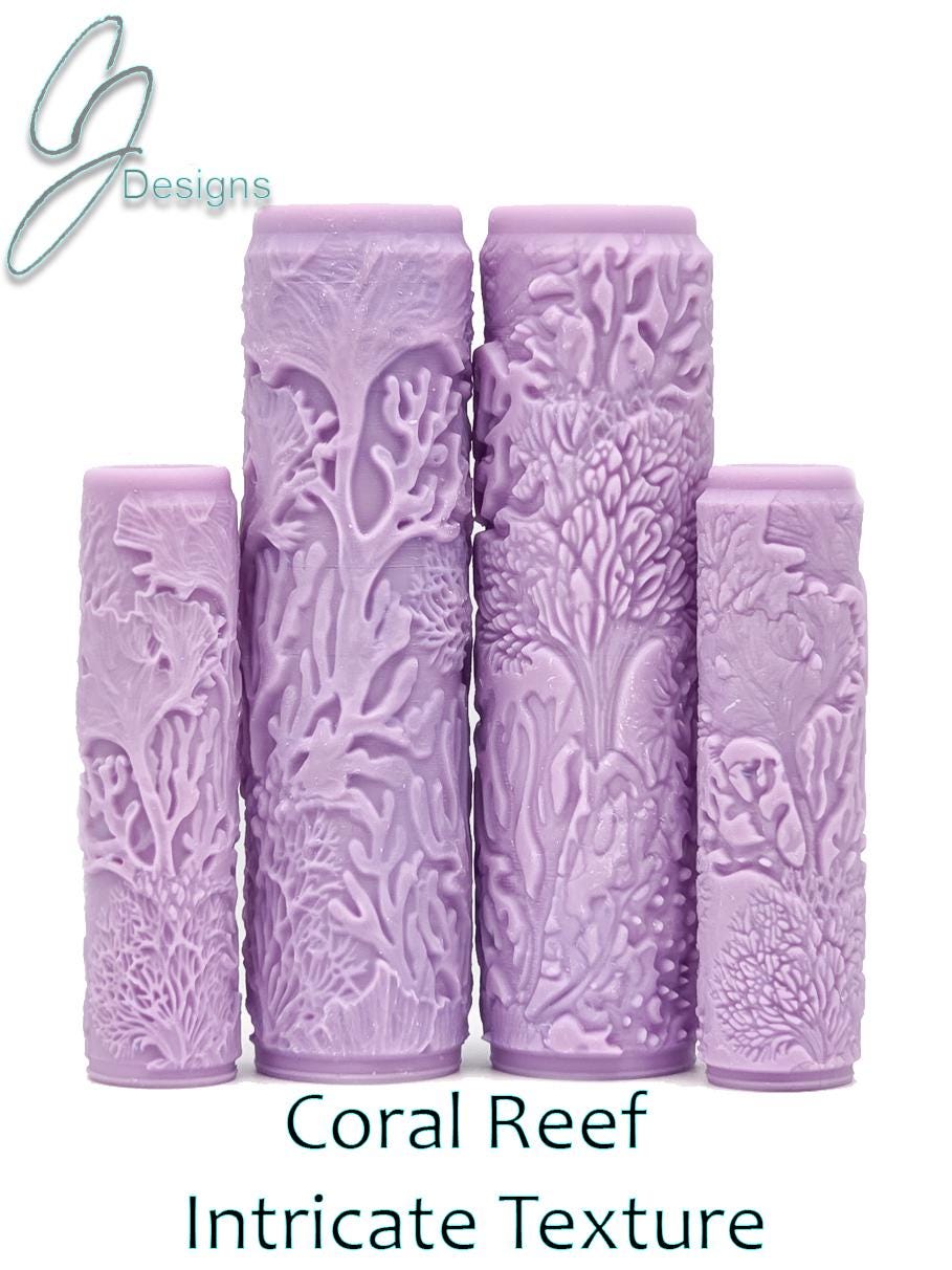 Coral Reef Intricate Detail Texture Roller
