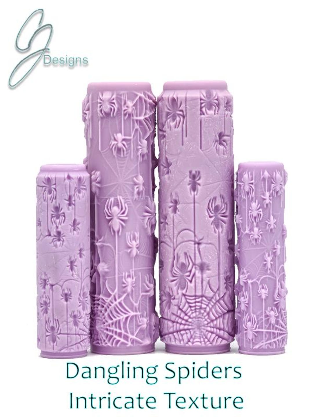 Dangling Spiders Halloween Collection Intricate Detail Texture Roller ...