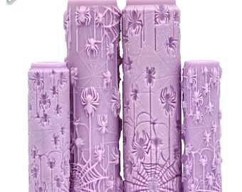 Dangling Spiders Halloween Collection Intricate Detail Texture Roller