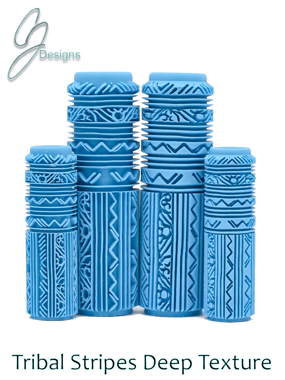 Tribal Stripes Deep Impression Texture Rollers