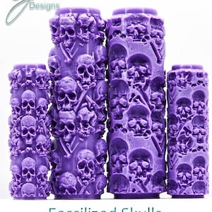 Fossilized Skulls Ultra Deep Texture Roller