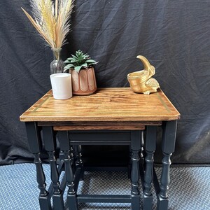 Upcycled nest of 2024 tables for sale