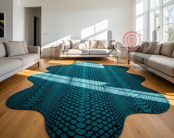FMA Transmutation Wool Rug: Modern Manga Chenille Carpet