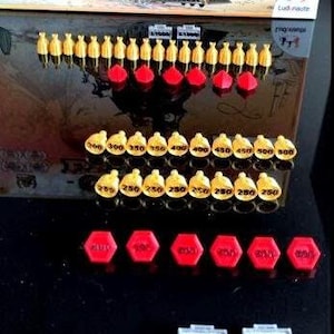 COLT EXPRESS KIT money upgrade - 2 suitcase -6 ruby-18 bags. Unofficial