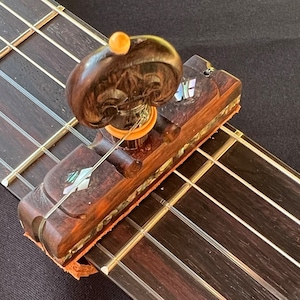 Wooden Capo / Capo for Classical Flamenco Guitar / Flamenco capo