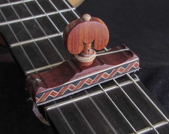 Wooden capo / capo for classical and flamenco guitar