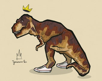 The Tyrannosaurus Rex print