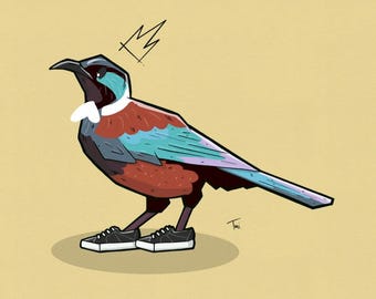 The Tui Bird - Digital Download Print
