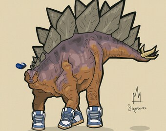 The Stegosaurus Print